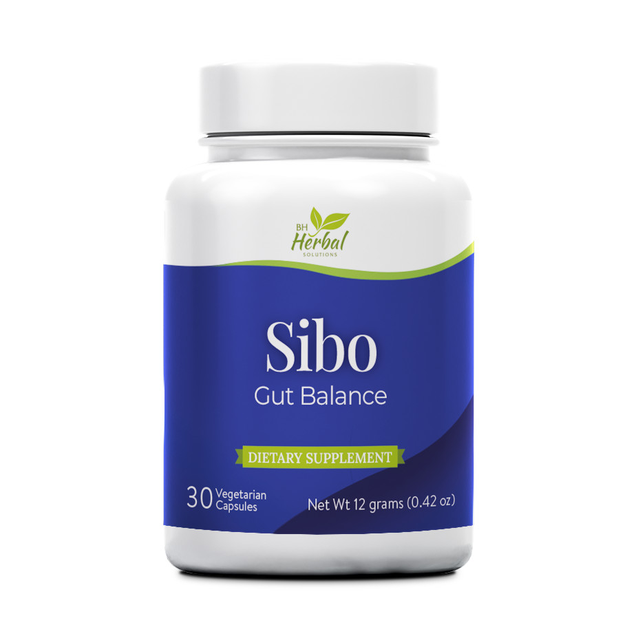 SIBO Gut Balance Natural Digestive Support SIBO Bloating & Gas Relief Vegan