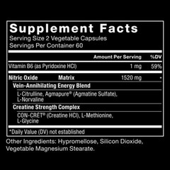 Force Factor Volcano – Explosive Nitric Oxide Booster 120 Capsules