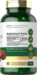 Reishi Mushroom Capsules 2500mg | 300 Count | Non-GMO | by Carlyle