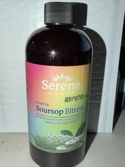 Serene Herbs Exotic Soursop Bitters 16oz Acetogenins w/Antioxidant Exp 6/27