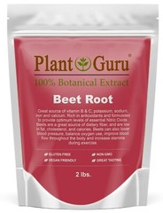 Red Beet Root Powder 2 lb. Beta Vulgaris Non-GMO Nitric Oxide Extract Super Food