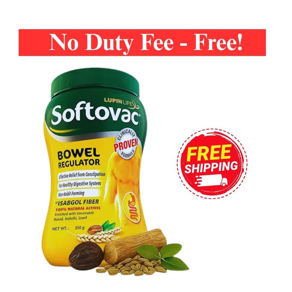 Softovac Bowel Regulator Powder – 250g| No Duties & Free Shipping