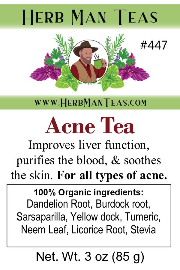 ACNE TEA with Neem – Addresses internal root causes of persistent skin breakouts