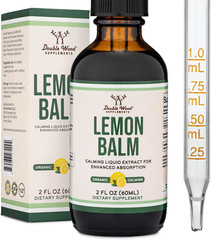 Lemon Balm Tincture – Organic Lemon Balm Drops for Relaxation 590Mg – 2FL OZ, 12