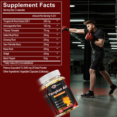3450mg TongkatAli Extract 200:1 Strong Natural Testosterone Booster 120 Capsules