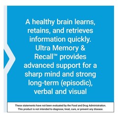 Life Extension Ultra Memory & Recall 30 Vegetarian Capsules Brain Health