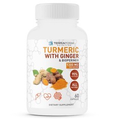 Turmeric Curcumin with Ginger & BioPerine — Extra Strength Anti-Inflammatory