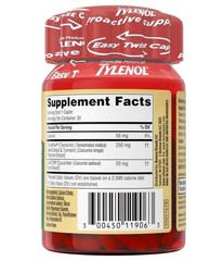 Tylenol Proactive Support Muscle & Joint Supplements Turmeric Tamarind Exp 3/27