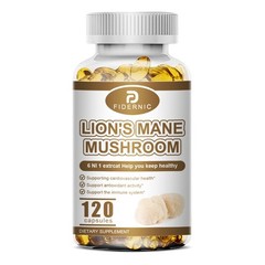 Lion’s Mane Mushroom Complex 120 Capsules Focus Immune Support