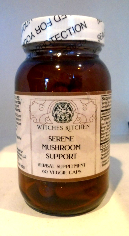 Witches Kitchen Serene Mushroom Support – 60 Veggie Capsules