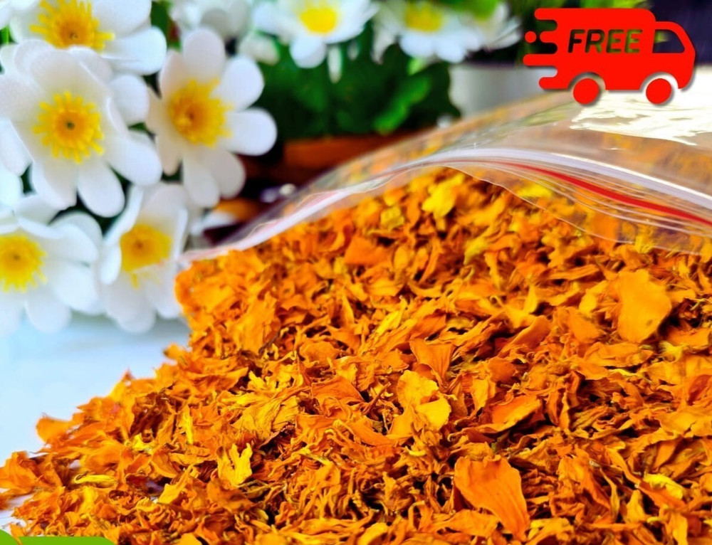 50 g Dried Flower Calendula Marigold, Petals Organic Pure Herbal Tea
