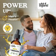 Yohimbe Liquid Extract Drops 5mg Yohimbine 2oz Pausinystalia Bark Herbal Support