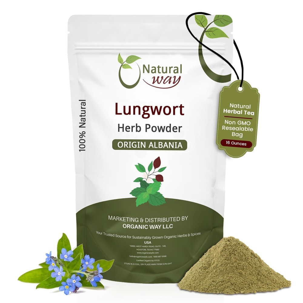 Natural Way lungwort herb powder – Non GMO – Gluten Free