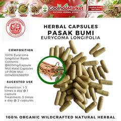 [idHerb] CAPSULES Eurycoma Longifolia Natural Organic Herbal Herbs
