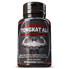 Tongkat Al LONGJACK Eurycoma Longifolia PASAK BUMI ROOT EXTRACT 200:1 60 caps