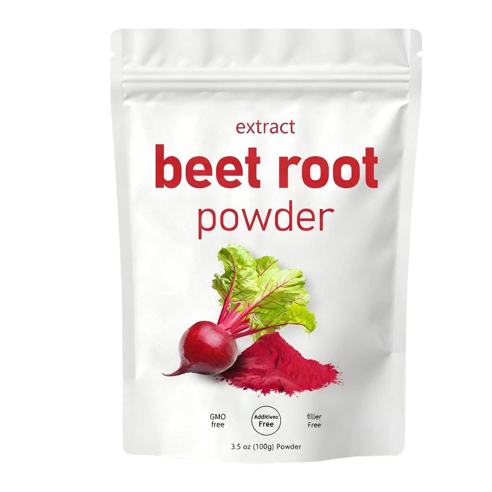 Extract Beet Powder Root Raw Non GMO Pure Beta Vulgaris Nitric Oxide Booste