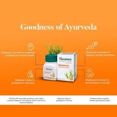 Himalaya Shatavari Tablets Pack of 2 Boxes 60 Tabs Each Free Ship 2028