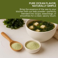 8 oz Kombu Kelp Powder – Natural Umami Seasoning, Non-GMO, Gluten-Free