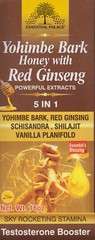 Organic Yohimbe Bark Honey with Red Ginseng By Essential Palace – 16 oz