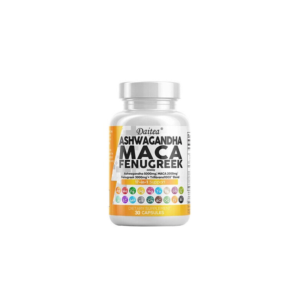 Daitea 17-In-1 Supplement With Maca Root Fenugreek 5000mg-30/60/120 Capsules