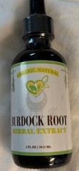 Burdock Root Organic Tincture Liquid Herbal Drops Extract Detox Plant-Base 2 oz