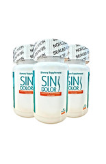 SIN DOLOR 3 BOTTLES 90 CAPSULES JOINT SUPPORT ANTIRHEUMATIC ANTIINFLAMMATORY