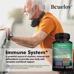 Seaweed, Black Seed Oil, Ashwagandha, and Ginger 19,445 Mg Per Serving