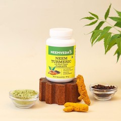 Neemveda Neem + Turmeric Detox Tablets with Black Pepper � 180 Count