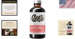 Pure 16oz Peppermint Extract – Natural Flavor for Ice Creams & Beverages