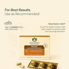 Maharishi Ayurveda Amlant 60 Tablets Pack of 4 | Digestive Support | Exp 02/2029