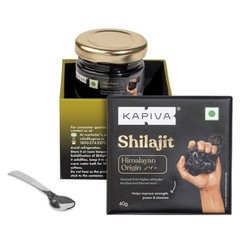 Kapiva Himalayan Shilajit Resin 40g | 160 Servings | Boost Energy & Vitality |