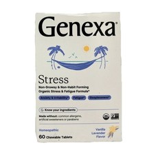 60 Count Genexa Stress Anxiety Irritability Fatigue Sleeplessness Insomnia
