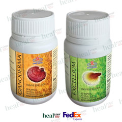 Gano Excel Excellium 90 + Ganoderma Lucidum 90, Reishi Lingzhi