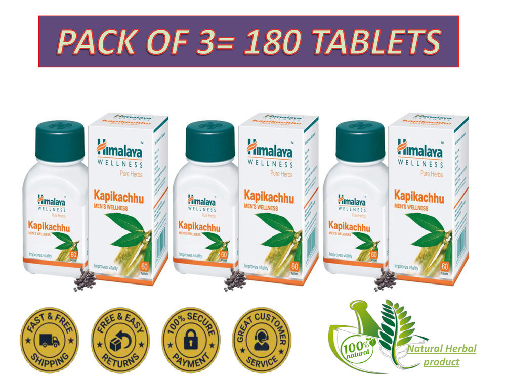 Kapikachhu by Himalaya MEN WELLNESS 60 tablets Fresh Stock Free ship exp-2026/27