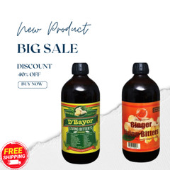 Ginger & D Bayor Living Bitters – Herbal Supplement for Digestive Health-Pack 2