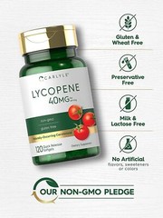 Lycopene 40mg | 120 Softgels | Non-GMO & Gluten Free Supplement | By Carlyle