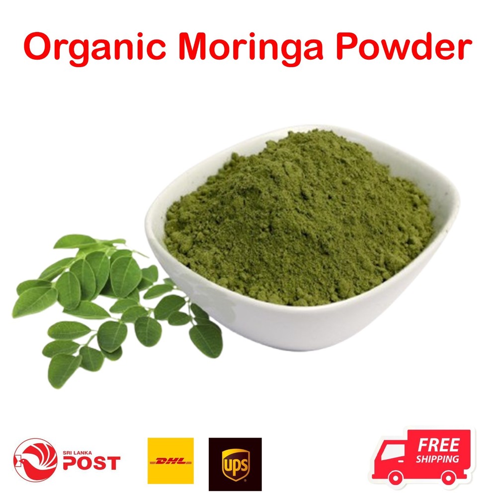 Organic Moringa Leaf Powder 100% Natural Oleifera Leaf Superfood Non-GMO Oz