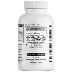 Bronson Sambucus Elderberry with Zinc & Vitamin C Triple 60 Count (Pack of 1)