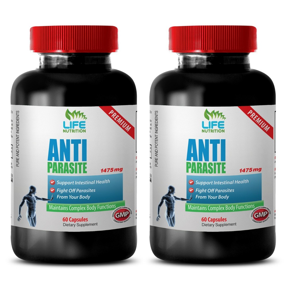 PARASITE Kill & Cleanse – ANTI PARASITE 1475MG – Detox 2 Bottle 120 Capsules