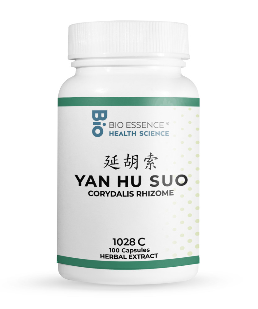 1028C Yan Hu Suo, Corydalis, 100 Capsules/bottles, 2bottles