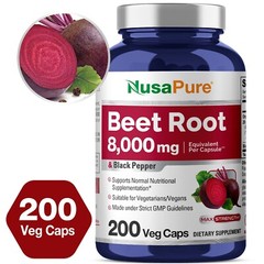 NusaPure Beet Root 8,000mg per caps (Non-GMO)