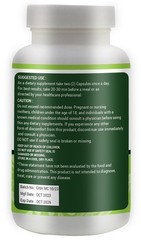 Moringa Oleifera Leaf & Seed Powder 80:20 – 180 Capsules, 1000mg (1 Packs)