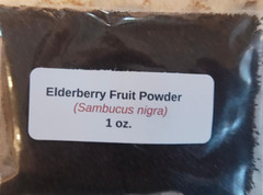 1 oz. Elderberry Fruit Powder (Sambucus nigra)