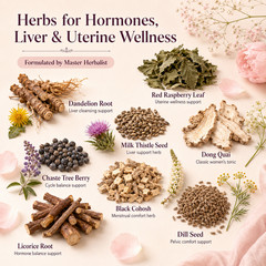 FIBROID TEA- Reduces Fibroids & helps balance hormones by Master Herbalist