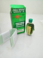 12 x 6ml Eagle Brand Medicated Oil Pain Relief Dau Xanh Con O Vietnamese inhaler