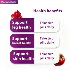 Women’s Health Supplement-Natural Formula for Leg, Breast & Skin Health Support