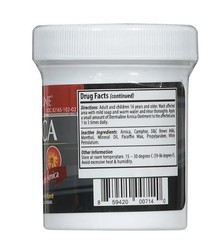 Dermaline Arnica Salve 2.5 oz for Minor Aches & Pain Relief Black Ointment