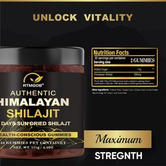 SHILAJIT| Cellular Himalayan Energy & Hormonal Balance | 30 Gummies
