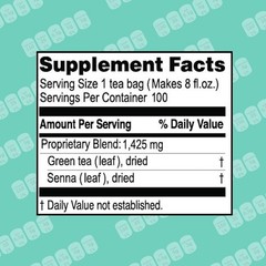HYLEYS Slim Tea 9 Flavor Assortment 100 Ct – Weight Loss Herbal Supplement Clean
