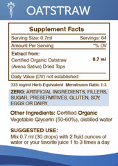 Secrets Of The Tribe Oatstraw Tincture Alcohol-FREE